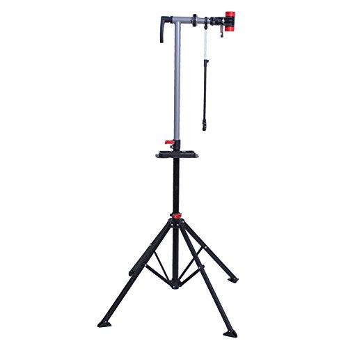 360°Fahrradmontageständer Fahrradständer Reparaturständer Montageständer Fahrrad-Wartung Schwarz - 3