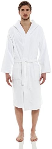 Jolie FirenzeTerry Towelling Bathrobe with Hood White XXL