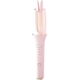 Pluzz Automatic Curling Iron Thick Water Wave 32mm - Warming in 30 Seconds (Pink)