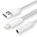 BuyBox™ iPhone 7 Lightning to 3.5mm Power Audio Charge Headphone Jack Adapter Cable - Lightning Charging Port and Music Controller no mic Converter (USB) RS.599.00