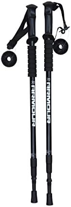 Raw Armour Trekking poles - Anti-shock adjustable height Trekking poles, Walking Poles, Hiking Poles