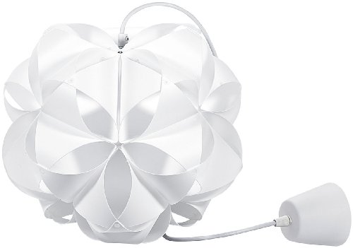 Preisvergleich Produktbild Carlo Milano Hängelampen: Moderne Deckenleuchte, kleine Kugel, Durchmesser 30 cm (Design-Deckenlampe)