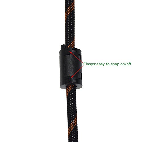 Case Wonder 12-Satz 11MM Innerer Magnet Noise Filters Ferritkern Filter Kabel-Clip Ferrit Kern RFI EMI Ferritkernfilter Ferritkern Ring Geräusch-Entstörer (11MM Innerer Durchmesser) - 5