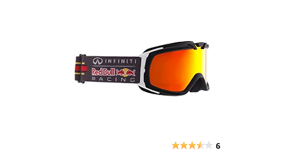 Red Bull Racing Eyewear, Paddock, occhiali da sci per bambini, 011 matt  black race / fire race : Sport e tempo libero