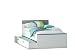 Produktbild Funktionsbett Jugendbett Sofabett Kojenbett Kinderbett Schubladenbett Gästebett Ausziehbett Funktionsbett 90x200 Weiß