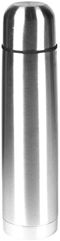 Sohler By Eurotrade W Bullet Vacuum Thermos Flask Hot and Cold Travel, Steel, Silver, 22 x 7 x 7 cm