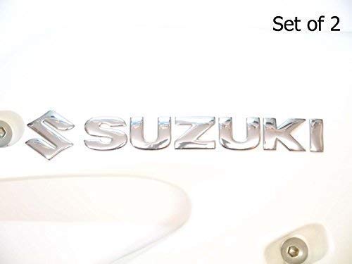 uauto custom made Insignia Moto Tanque de Gasolina, 2 Piezas, Cromado