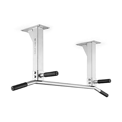 Capital Sports Tyro S7 Barre De Traction Fixation Au Plafond Max. 350 Kg -Argent