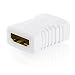 Produktbild CSL - HDMI auf HDMI Kupplung HQ - Buchse auf Buchse / Adapter / Verlängerung | High Speed | vergoldete Kontakte | 1080p Full HD | weiß