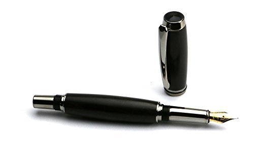 spécification Stylo plume tourné à la main en bois d'ébène