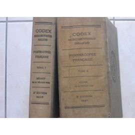 Free Codex Medicamentarius Gallicus 1937 Pharmacopee Francaise Les Deux Tomes Pdf Download Tapioved
