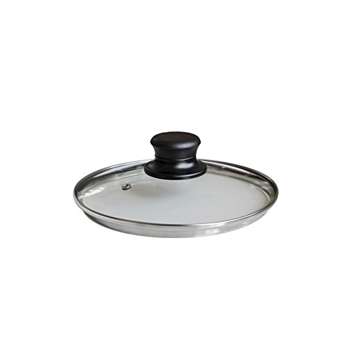 Universaldeckel RUBIN 16 cm mit Kunststoffknopf, Glasdeckel, Universal - Deckel, Pfannendeckel, Topfdeckel