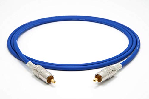 Mogami 2964 Digital Coaxial Cable 75 Ohm S/PDIF | Canare Gold RCA | HiFi 0,5 m