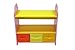Bebe Style Children's Sized Wooden Shelves with 3 Storage Boxes (Pink, Crayon Themed)