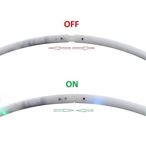 Hoopomania LED Hula Hoop Reifen, unterschiedliche Ausführungen und Durchmesser - 3