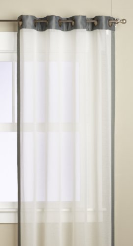Editex Home Textiles Veronica Window Panel, 55 by 84-Inch, Lagoon