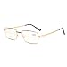 Produktbild DXMR Advanced Lesung Gaming Brille,Glasses Anti Blue Light,Metall Brillengestell Klapprahmen Smart Zoom Brille,Entlastung der Augen vor Müdigkeit-Gold-Anti-blueLight+250