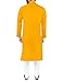 PARALLEL TIMES Men's Cotton Traditional Cotton Kurta Yellow