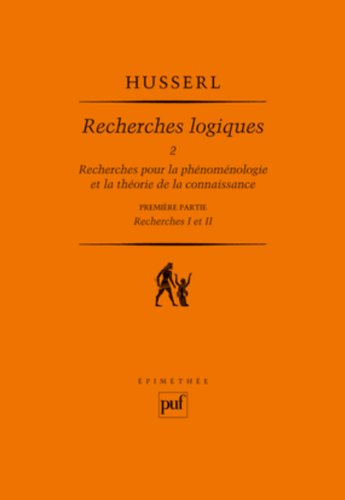 Recherches logiques. Tome 2, volume 1