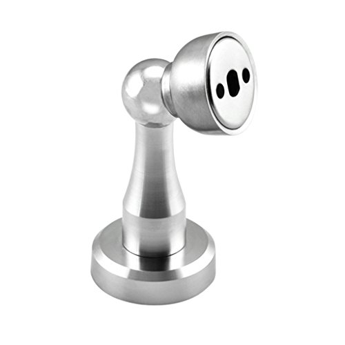 Preisvergleich Produktbild MagiDeal Edelstahl Magnetischer Türfeststeller Türstopper Torfeststeller Höhe 85mm - Silber