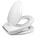 Produktbild Toilettendeckel mit Kindersitz, EiioX WC Sitz für Kinder und Erwachsene, Kinder Familien Toilettensitz Absenkautomatik U form/O form UF Harnstoffaldehyd weiß
