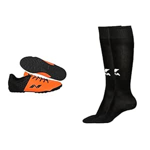 Nivia Aviator 102705 Football Shoes (Orange/Black) â The Venu Sports Shop