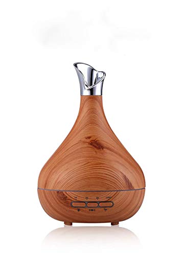 Preisvergleich Produktbild Snowx 300Ml Ätherische Öle Luftbefeuchter, Ätherisches Öl Diffusor, Ultraschall Aroma Luftbefeuchter,Aroma Diffuser Mit 7 LED-Farbleuchten Ändern Und Wasserlose Auto-Abschaltung