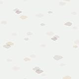 Rapport o case: 53 cm Casadeco 18951143 Papel pintado infantil de nubes color hueso, beige y café con leche