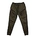 Produktbild Battnot Herren Hosen Jeans Große Größen Schwarz Grün Bequem Mens Neue Persönliche Reißverschlusstasche Elastic Small-Foot Sporthose Pure Color Pants Männer Casual Frühling Oversize Freizeithosen