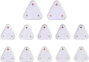 PROTOWARE Baby Safety Electric Socket Plug Cover Guards (Pack of 12) White