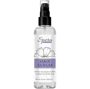 Spera Anti Frizz Hair Serum For hair Straightening With Vitamin E Almond Olive Fruit Oil For Women And Men 50 ML