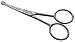 Tenartis 136 Beard, Moustache, Ear & Nose Scissors with curved blades - Made in Italy