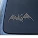 Price comparison product image Sticker / Decal TRIBAL BAT FLYING - Car, Truck, Notebook, Vinyl Decal Sticker #1231 | Vinyl Color: Silver