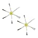 Produktbild robomarket® Kit 2 Seitenbürsten 6-Arm für iRobot Roomba 860 865 866 870 871 875 876 880 886 960 966 980 Ersatzteile