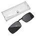 Produktbild 1x UV400 Sonnenbrillenvorhänger Clip Sonnenbrille dunkel grau Klappbar