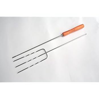 Hesani Gmbh Grillspie Edelstahl Teilbar Poliert Spiee Fr Lagerfeuer Kinder Stockbrot Grill