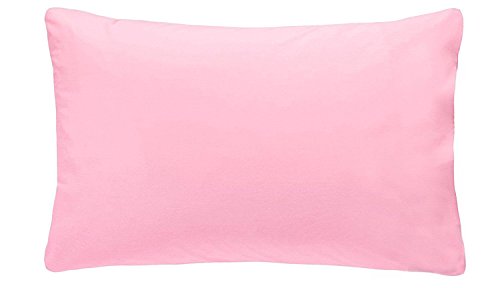 100% Egyptian Cotton Pillowcase Pair Available in 15 Colours (Pillow Pair, Pink)