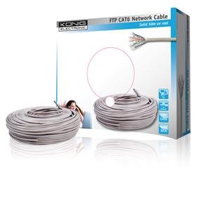 König CMP-FTP6R50S Câble FTP - Gris