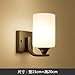 Produktbild LIYAN minimalistische Wandleuchte Wandleuchte E26 /E705 Edelstahl Wandleuchte Led's schlafzimmer kinderzimmer Nachttischlampe hotel zimmer Wandleuchten zylindrische Flur zu den 7 WLED, T3018 schwarz