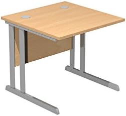 Cantilever Desk (Beech Effect) 800mmL x 800mmW x 720mmH