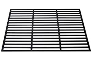 Ansobea Griglia in ghisa smaltata rettangolare per barbecue a gas, 60 x 40 cm