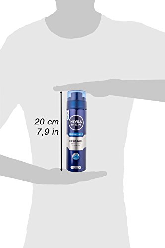 NIVEA Men, 2er Pack Rasiergel für Männer, 2 x 200 ml Spender, Original-Mild - 7