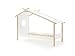 Produktbild Vipack Zelt-Bett Cocoon 90 x 200 cm weiß Natur Kinderbett, Einzelbett, Jugendbett, Holzwerkstoff, 103 x 228 x 163 cm