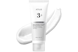 ‎ANUA ANUA 3 Ceramide Panthenol Moisture Barrier Cream, Hydrating Face Moisturizer for Normal Skin, Panthenol, Ceramide, Centella for Skin Barrier Non Comedogenic, Korean Skincare, 100ml/3.38fl. oz.