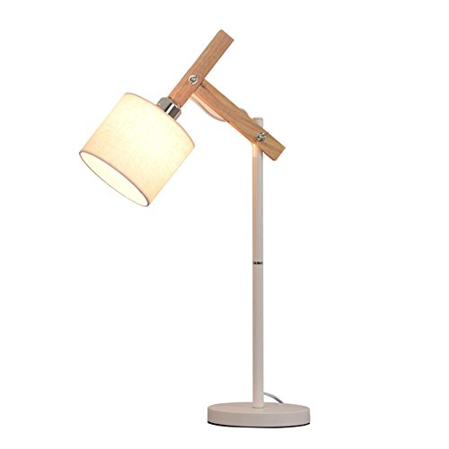 Preisvergleich Produktbild GBT Moderne Tischlampe Einfache europäischen Nachttisch Schreibtisch Schreibtisch Lampe Retro Holz Lampe LED Lichter, warm, Licht, Weißes Licht, Kronleuchter, innen-Lichter, Leuchten, Wand