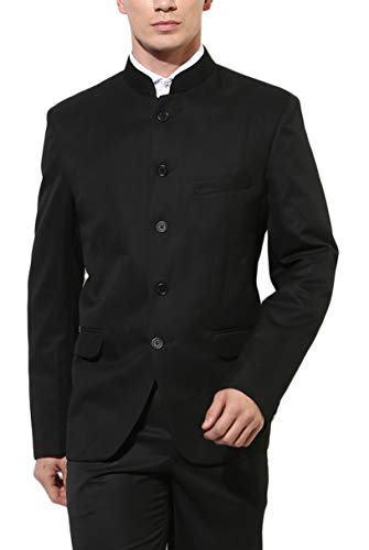 hangupMen's Notch/bandgala Lapel Regular Fit Blazer Available in 6 Sizes(up to 3XL)