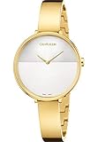Calvin Klein Damen-Armbanduhr Analog Quarz One Size, silberfarben, Gold