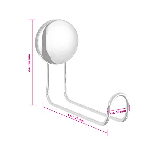 bremermann® Badserie Moon-Loc Toilettenpapierhalter, Klorollenhalter - 5