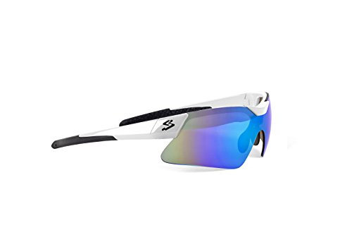 Spiuk Mamba - Gafas de Ciclismo Unisex, Color Blanco/Negro - Spiuk