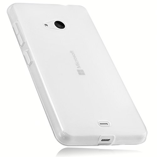Preisvergleich Produktbild mumbi Schutzhülle für Microsoft Lumia 535 Hülle transparent weiss